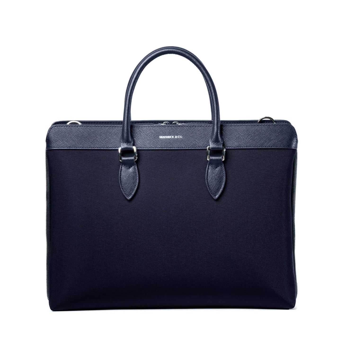 . Alpha Nylon Briefcase Navy