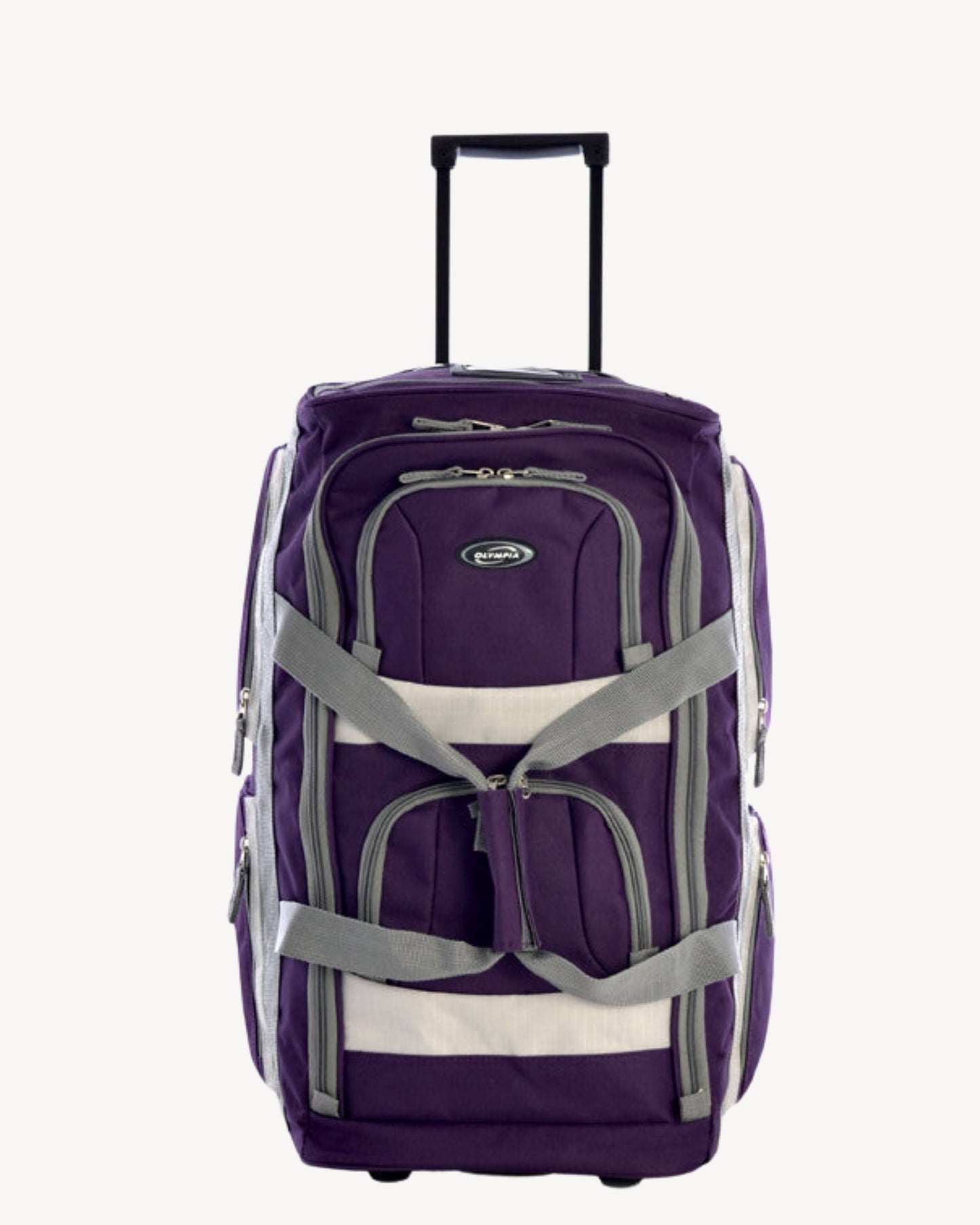 22 8 Pocket Rolling Duffel (Dark Lavender)