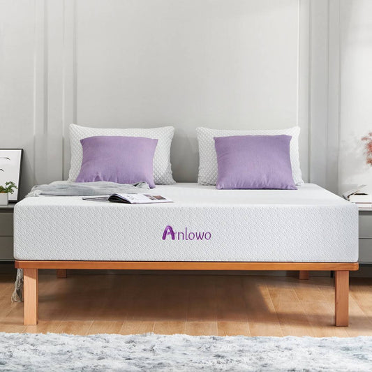 10 Gel Memory Foam Mattress Medium Feeling & Pressure Relief Fancy Anlowo Mattress