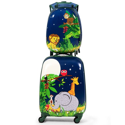 2-Piece Luggage Set - Blue