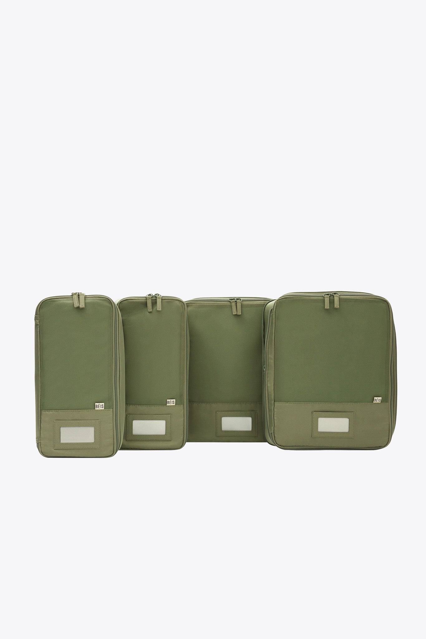 4-Piece Compression Packing Cubes In Olive At Nordstrom