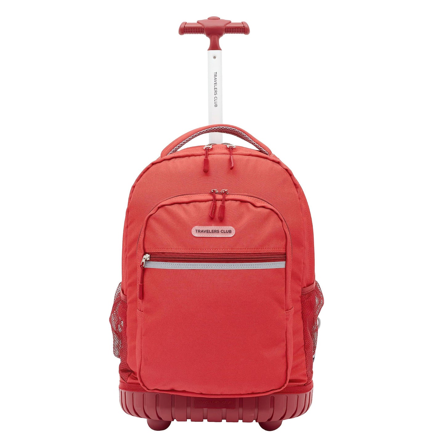 18 Inch Rolling Backpack, Red