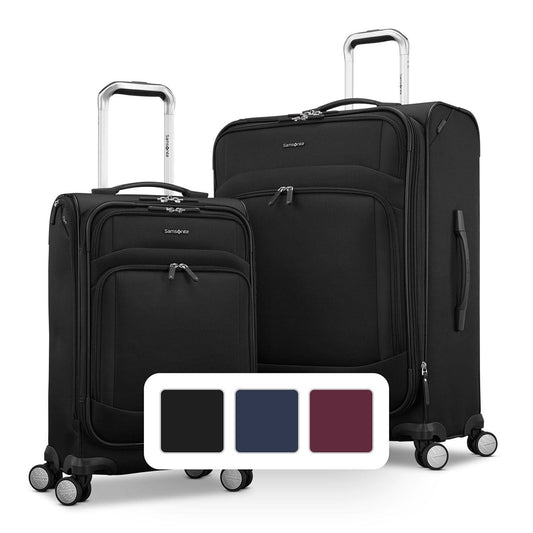 Xpression Lte 2-Pc Softside Luggage Set -Navy