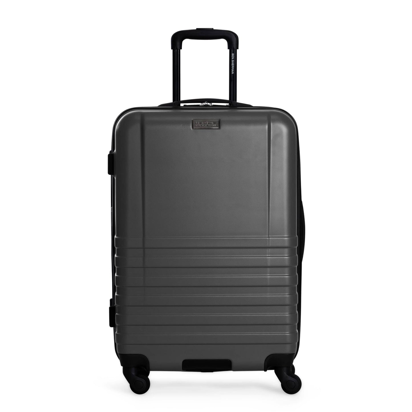 22 In. White Carry On Hardside Spinner Luggage