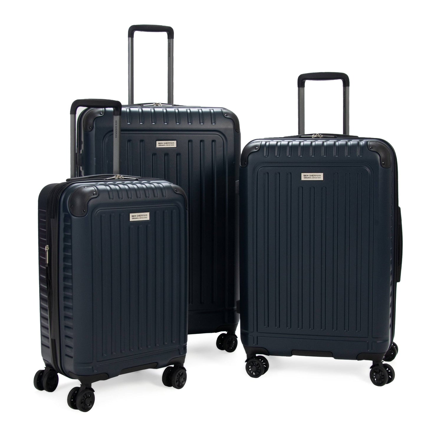 24 Hardside Check Luggage - Dover White