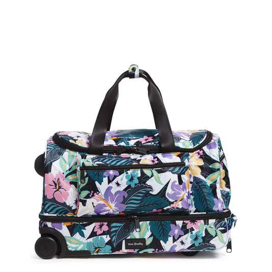 Womens Ripstop Rolling Duffel Bag Dreamer Paisley