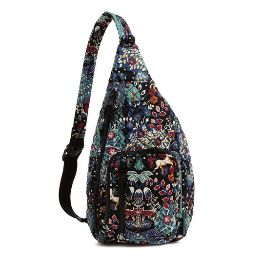 Womens Cotton Sling Backpack Enchantment