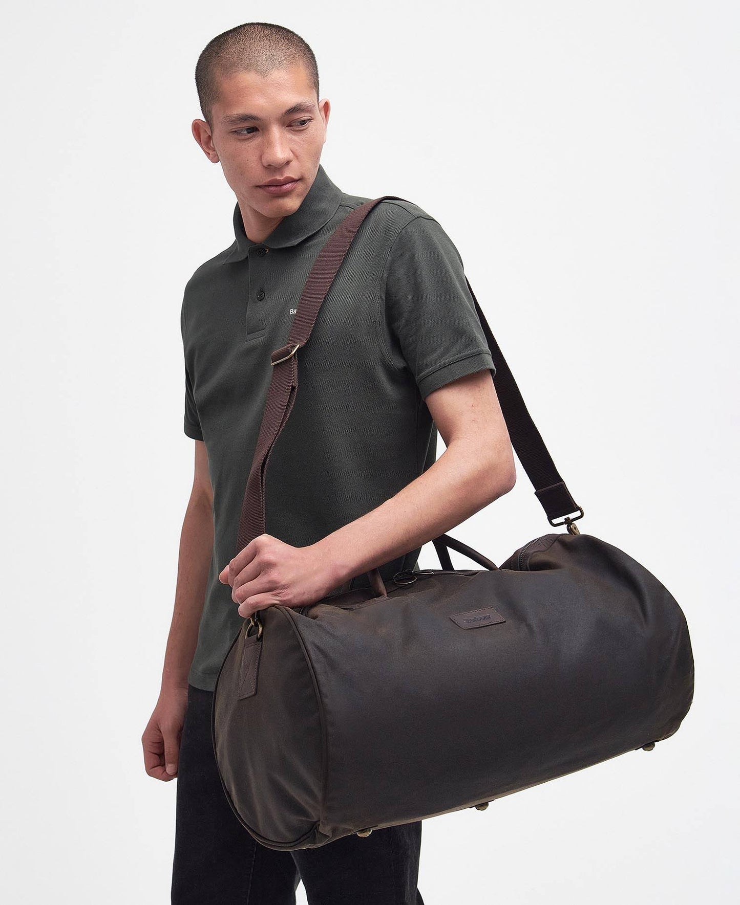 Wax Holdall - Olive