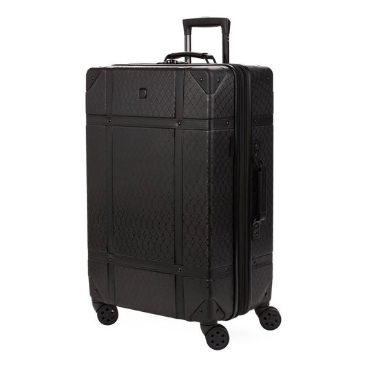 19 Hardside Trunk Carry On Suitcase - Black