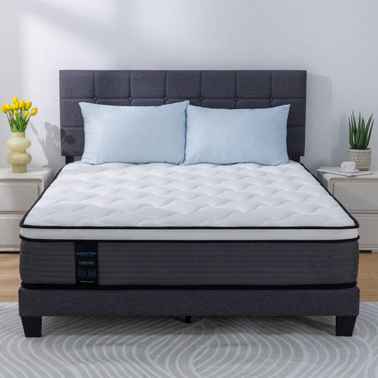 12 Medium Hybrid Last Foam Mattress In A Box Queen Rose Mattress Size: Twin