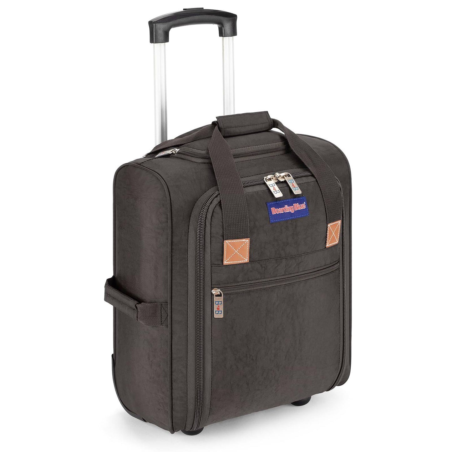 17x13x8 Inches Personal Item Rolling Under Seat Duffel Bag For Jetblue Allegiant, Spirit Airlines. (Beige), Adult Unisex, Size: 17 X 13 X