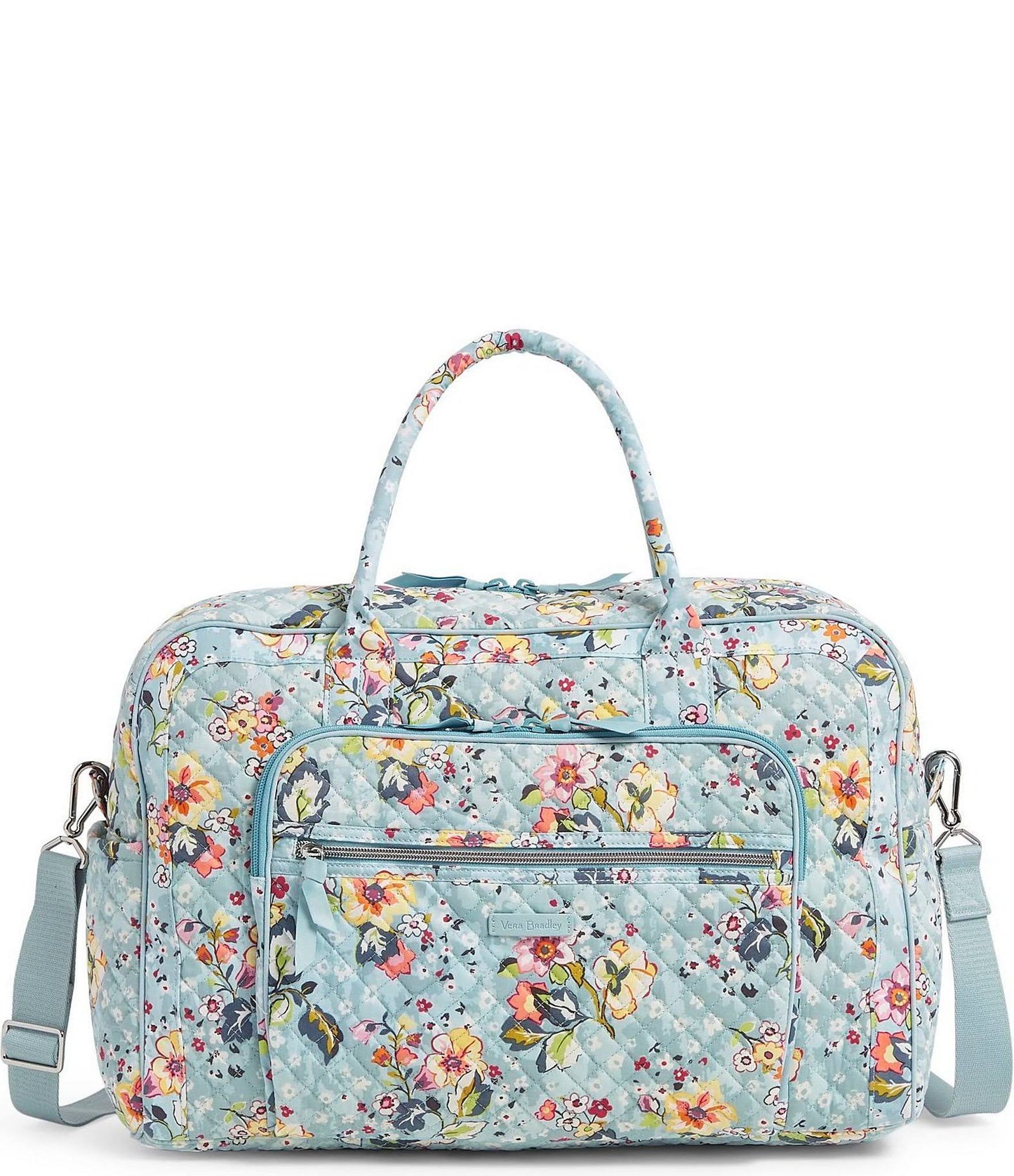 Womens Cotton Weekender Travel Bag - Provence Paisley