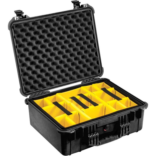 1550ems Case With Lid Organizer And Dividers, Orange